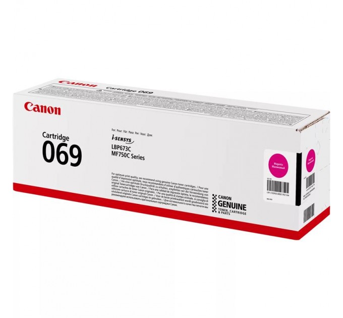Canon Картридж Canon 069 MF752Cdw/MF754Cdw/LBP673Cdw Magenta (5092C002)