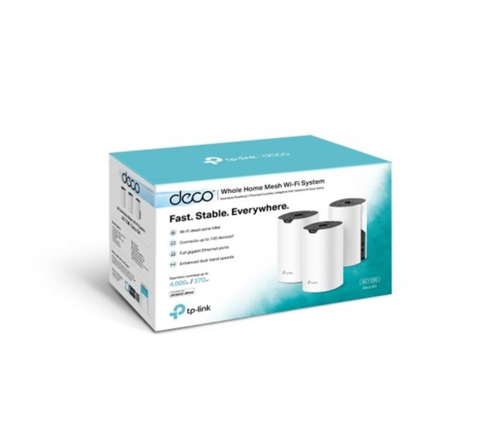 TP-Link Комплект з трьох Mesh Wi-Fi маршрутизаторів TP-Link Deco S4(3-pack)