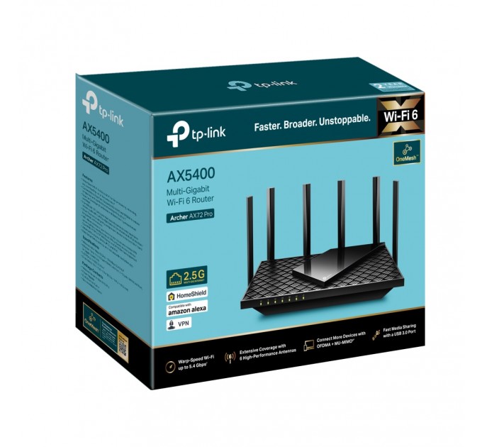 TP-Link Бездротовий маршрутизатор TP-Link Archer AX72 Pro