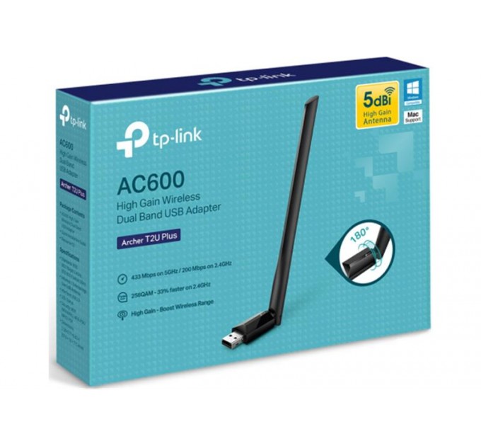 TP-Link Бездротовий адаптер TP-Link Archer T2U Plus