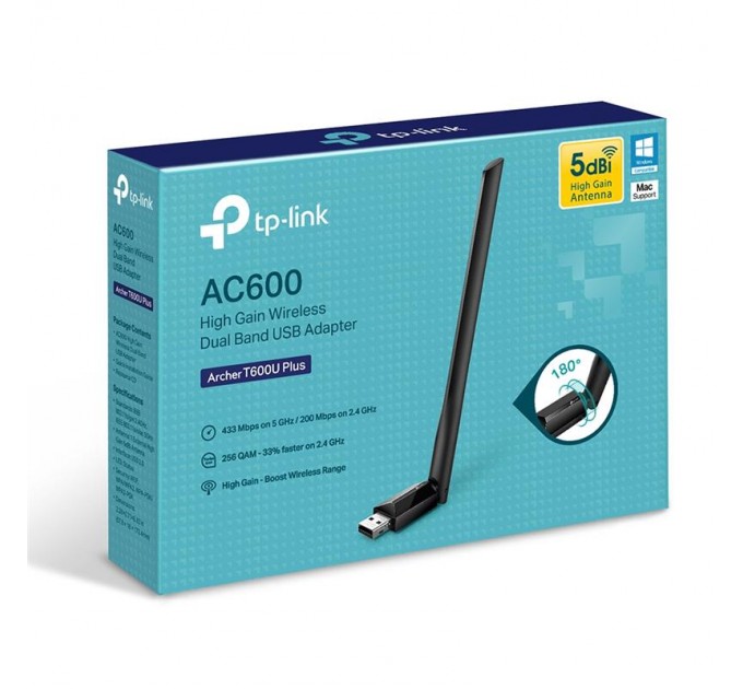 TP-Link Бездротовий адаптер TP-Link Archer T600U Plus