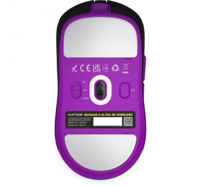 Hator Мишка Hator Quasar 3 Ultra 8K Wireless Black (HTM770)