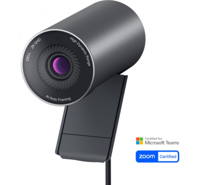 Dell Веб-камера Dell WB5023 2K QHD Pro Black (722-BBBU)