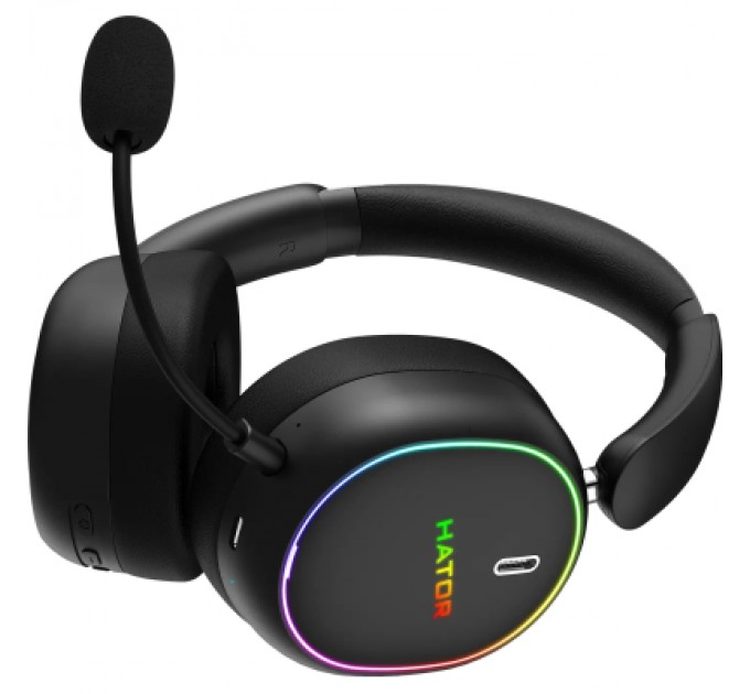 Hator Навушники Hator Phoenix 2 Wireless Hi-Res SyncHUB connection Black (ESH40)