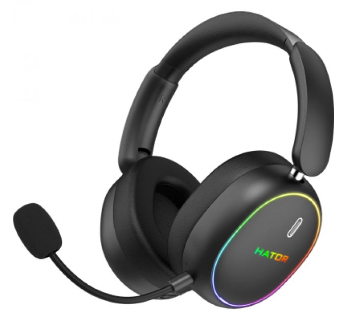 Hator Навушники Hator Phoenix 2 Wireless Hi-Res SyncHUB connection Black (ESH40)