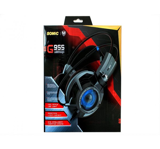 Somic Гарнітура Somic G955 Black (9590010254)