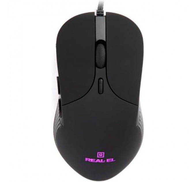 REAL-EL Мишка REAL-EL RM-295 USB Black