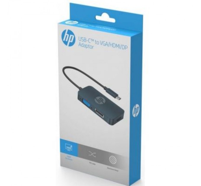 HP Порт-реплікатор HP USB3.1 Type-C --> HDMI/VGA/DP/, 0.2м (DHC-CT200)
