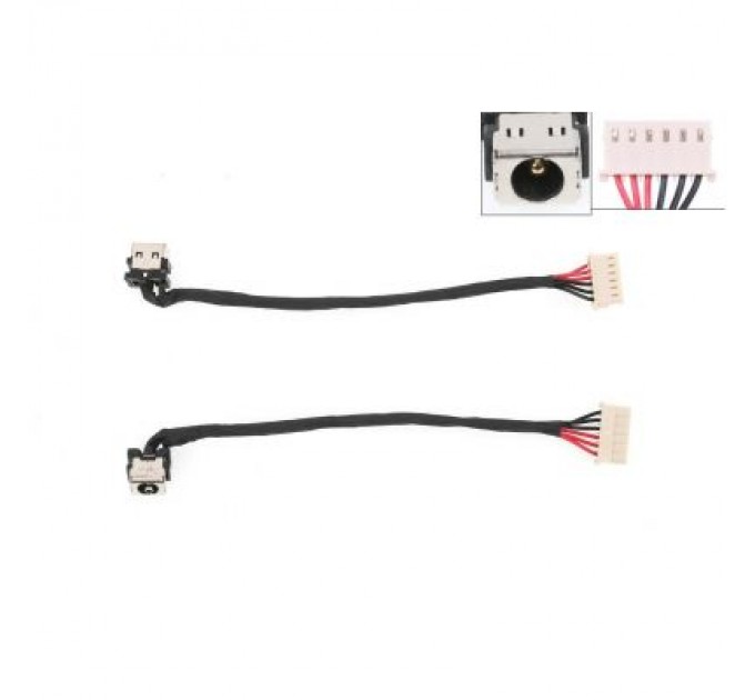 ASUS Роз'єм живлення ноутбука з кабелем ASUS PJ1059 (5.5mm x 2.5mm), 6-pin, 14 см (A49113)