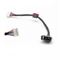 Lenovo Роз'єм живлення ноутбука з кабелем Lenovo PJ953 (прямоугольный + center pin), 5-pin,12 см (A49114)