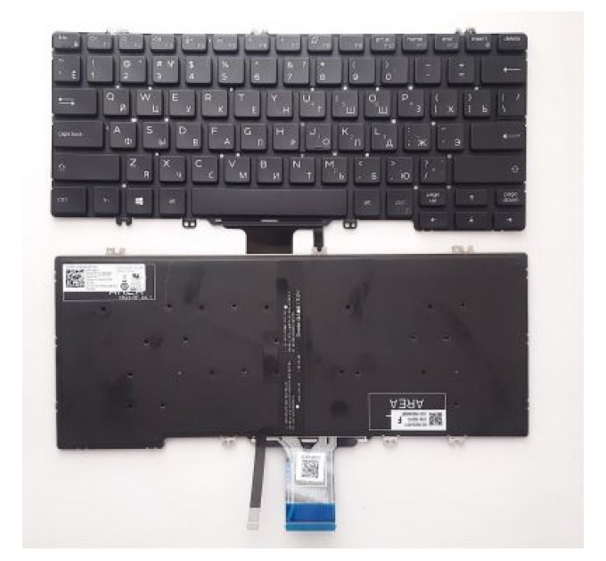 Dell Клавіатура ноутбука Dell Latitude E5280/E5289/E7280/E7390 чорна RU (A46180)