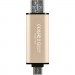 Transcend USB флеш накопичувач Transcend 128GB JetFlash 930 Gold-Black USB 3.2/Type-C (TS128GJF930C)