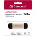 Transcend USB флеш накопичувач Transcend 128GB JetFlash 930 Gold-Black USB 3.2/Type-C (TS128GJF930C)
