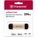 Transcend USB флеш накопичувач Transcend 256GB JetFlash 930 Gold-Black USB 3.2/Type-C (TS256GJF930C)