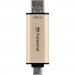 Transcend USB флеш накопичувач Transcend 256GB JetFlash 930 Gold-Black USB 3.2/Type-C (TS256GJF930C)