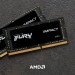 Kingston Fury (ex.HyperX) Модуль пам'яті для ноутбука SoDIMM DDR4 32GB (2x16GB) 2666 MHz FURY Impact Kingston Fury (ex.HyperX) (KF426S16IBK2/32)