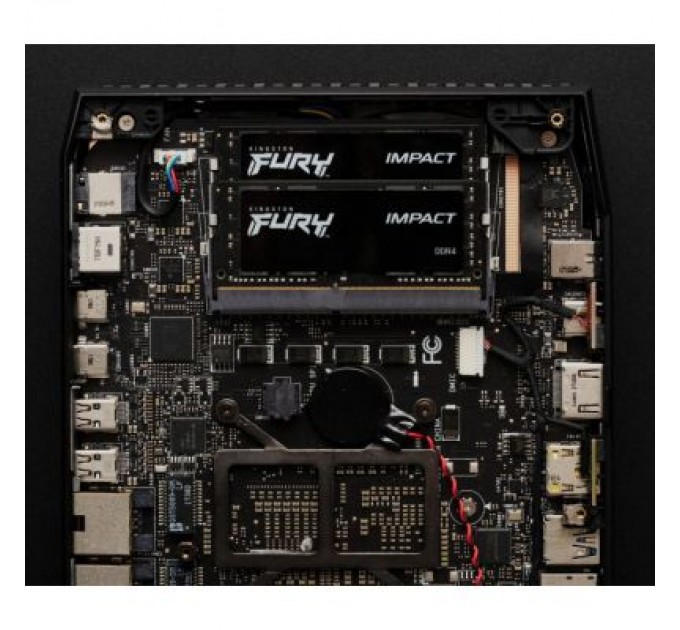 Kingston Fury (ex.HyperX) Модуль пам'яті для ноутбука SoDIMM DDR4 32GB (2x16GB) 2666 MHz FURY Impact Kingston Fury (ex.HyperX) (KF426S16IBK2/32)