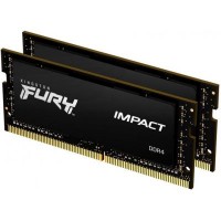 Модуль пам'яті для ноутбука SoDIMM DDR4 32GB (2x16GB) 2666 MHz FURY Impact Kingston Fury (ex.HyperX) (KF426S16IBK2/32)