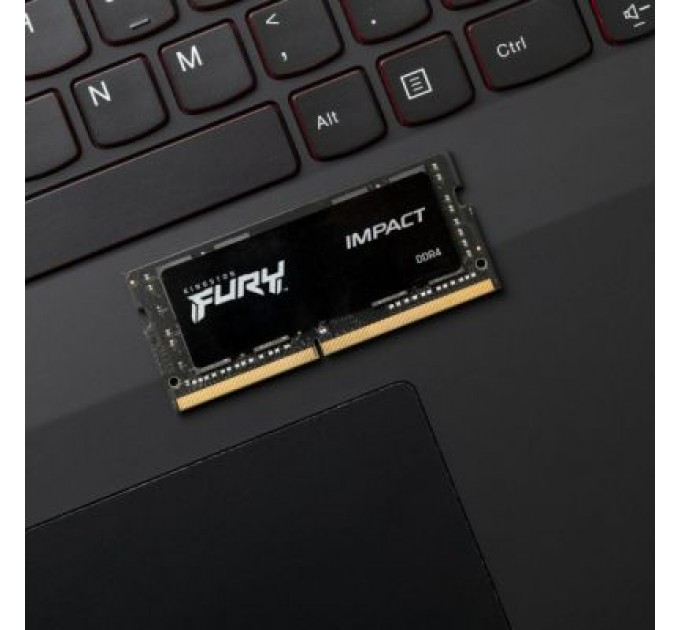 Kingston Fury (ex.HyperX) Модуль пам'яті для ноутбука SoDIMM DDR4 32GB (2x16GB) 2666 MHz FURY Impact Kingston Fury (ex.HyperX) (KF426S16IBK2/32)