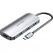 Vention Концентратор Vention USB3.1 Type-C --> HDMI/USB 3.0x3/PD 100W Hub 5-in-1 (TODHB)