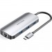 Vention Концентратор Vention USB3.1 Type-C --> HDMI/USB 3.0x3/RJ45/PD 100W Hub 6-in-1 (TOHHB)