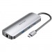 Vention Концентратор Vention USB3.1 Type-C --> HDMI/USB 3.0x3/RJ45/SD/TF/PD 100W Hub 8-in (TOKHB)