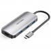 Vention Концентратор Vention USB3.1 Type-C --> HDMI/USB-C Gen 1/USB 3.0x3/PD 100W Hub 6-i (TOFHB)
