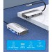 Vention Концентратор Vention USB3.1 Type-C --> USB 3.0x3/SD/TF/PD 100W Hub 6-in-1 (TNHHB)
