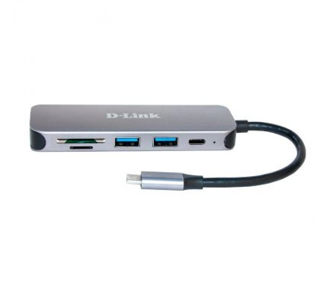 D-Link Концентратор D-Link DUB-2325 2xUSB3.0, 1xUSB TypeC, 1xSD, 1x-microSD, USB TypeC (DUB-2325)