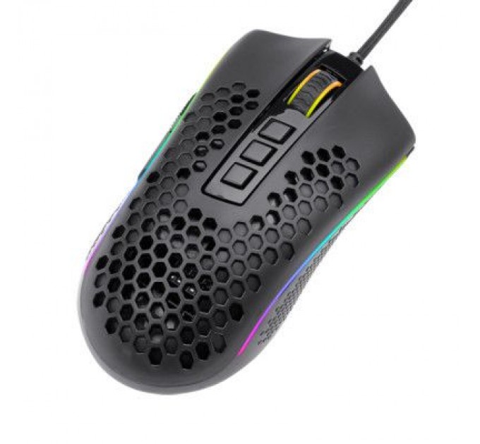 Redragon Мишка Redragon Storm Elite 16000dpi RGB USB Black (77853)