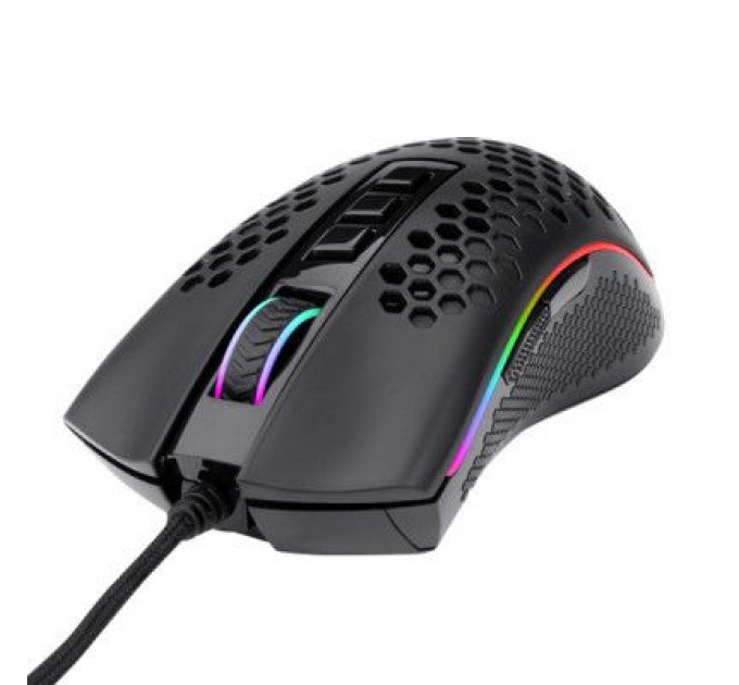 Redragon Мишка Redragon Storm Elite 16000dpi RGB USB Black (77853)