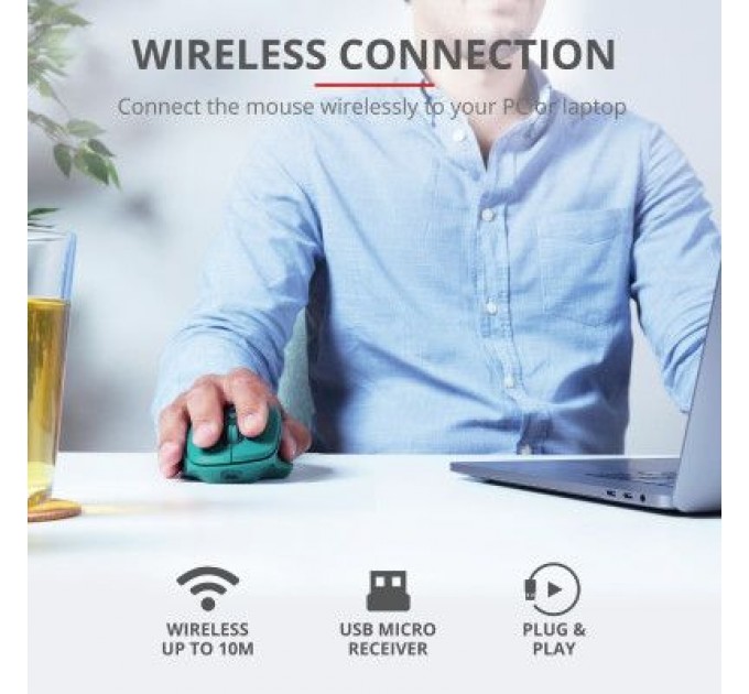 Trust Мишка Trust Ozaa Rechargeable Wireless Blue (24034)