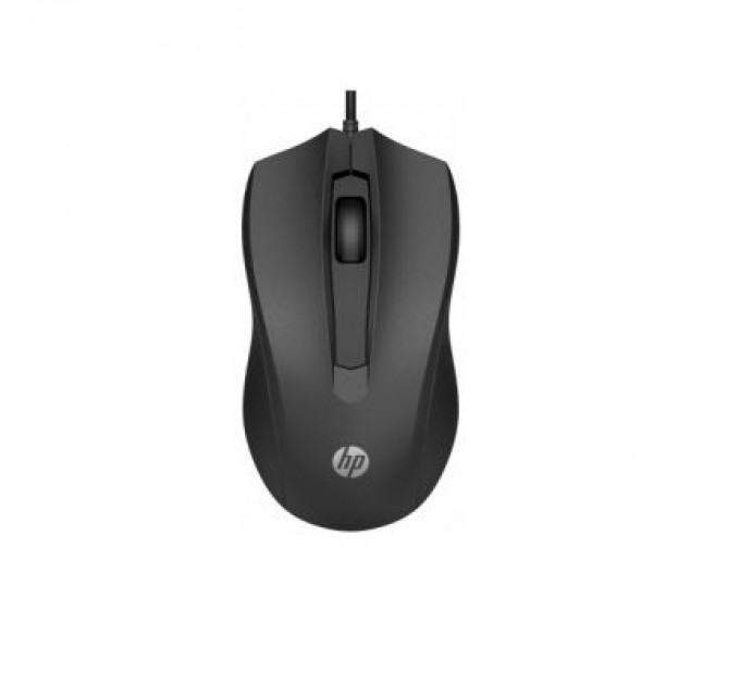HP Мишка HP 100 USB Black (6VY96AA)