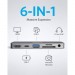 Anker Концентратор Anker PowerExpand Direct 6-in-1 USB-C PD Media Hub (Gray) (A83620A1)