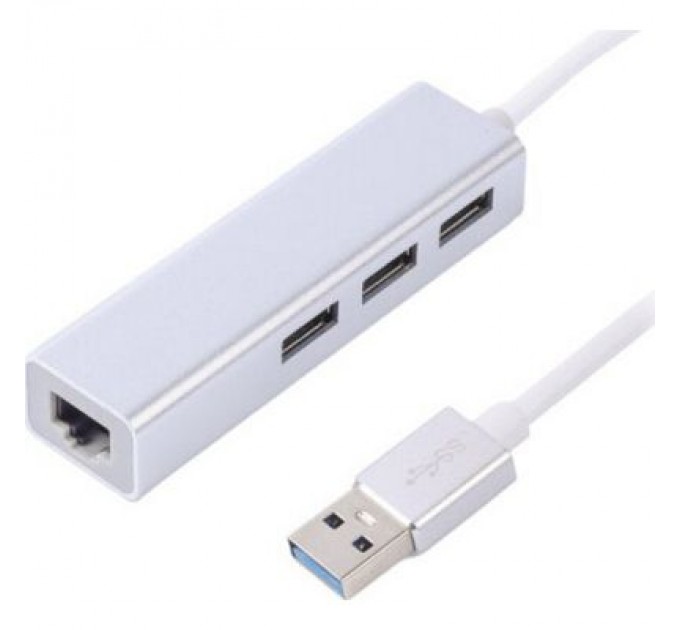 Maxxter Концентратор Maxxter USB to Gigabit Ethernet, 3 Ports USB 3.0 (NEAH-3P-01)