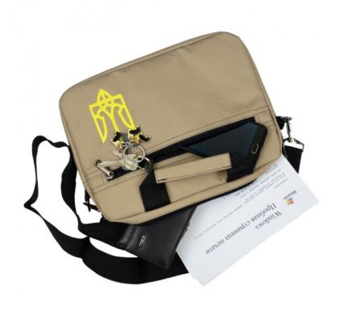 Porto Сумка для ноутбука Porto 12'' PN12 TRIZUB Beige (PN12LB_TRIZ)