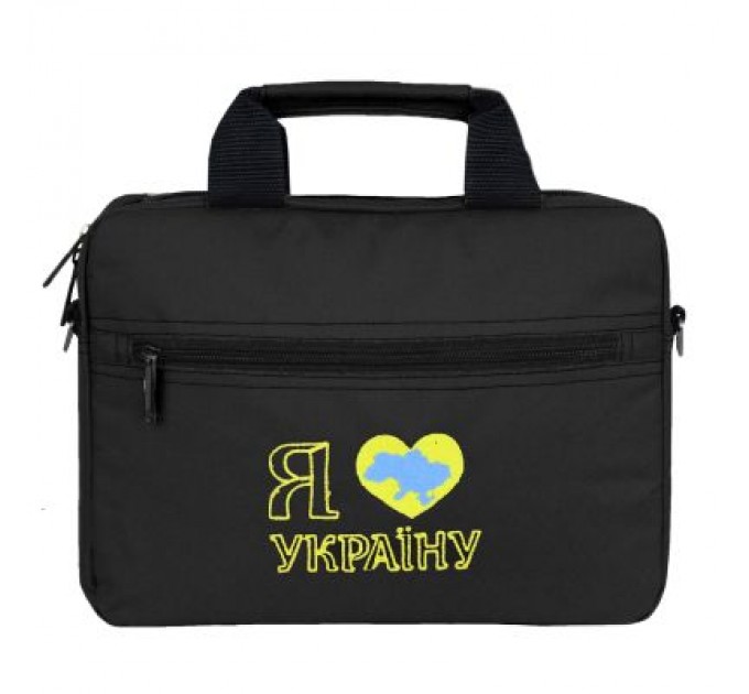 Porto Сумка для ноутбука Porto 12'' PN12 LoveUkraine Black (PN12BK_LoveUkr)