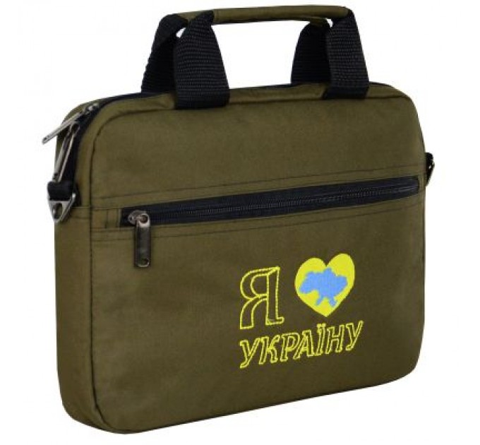Porto Сумка для ноутбука Porto 12'' PN12 LoveUkraine Green (PN12GR_LoveUkr)