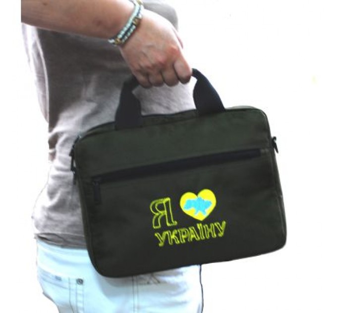 Porto Сумка для ноутбука Porto 12'' PN12 LoveUkraine Green (PN12GR_LoveUkr)