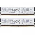 Apacer Модуль пам'яті для комп'ютера DDR5 32GB (2x16GB) 6000 MHz NOX White Apacer (AH5U32G60C622MWAA-2)