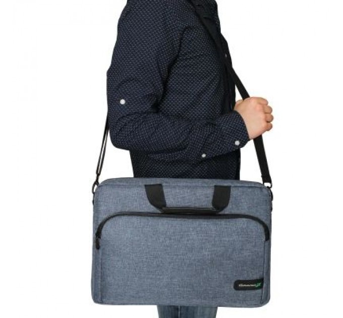 Grand-X Сумка для ноутбука Grand-X 14-15'' SB-149 soft pocket Grey-Blue (SB-149J)