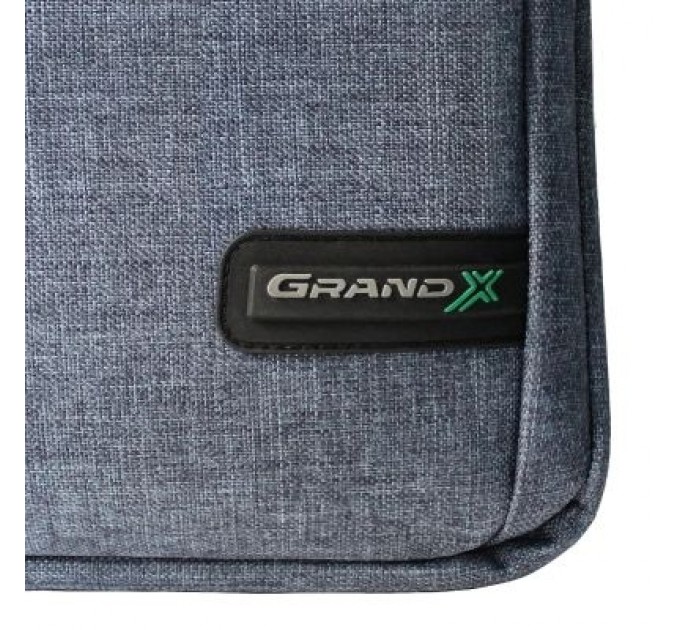 Grand-X Сумка для ноутбука Grand-X 14-15'' SB-149 soft pocket Grey-Blue (SB-149J)