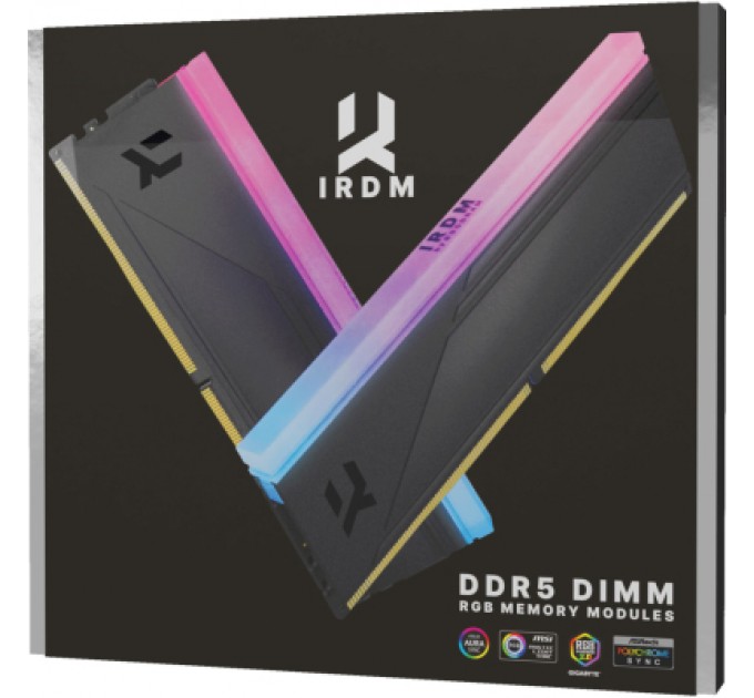 Goodram Модуль пам'яті для комп'ютера DDR5 32GB (2x16GB) 6000 MHz IRDM RGB Black Goodram (IRG-60D5L30S/32GDC)