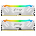 Kingston Fury (ex.HyperX) Модуль пам'яті для комп'ютера DDR5 48GB (2x24GB) 8400 MHz Renegade RGB White/Silver Kingston Fury (ex.HyperX) (KF584CU40RWAK2-48)