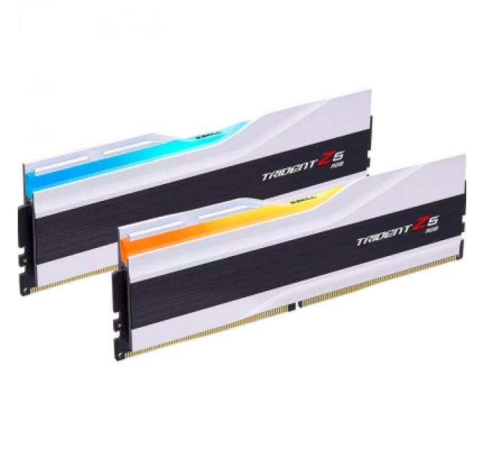 G.Skill Модуль пам'яті для комп'ютера DDR5 32GB (2x16GB) 7200 MHz Trident Z5 RGB Matte White G.Skill (F5-7200J3445G16GX2-TZ5RW)