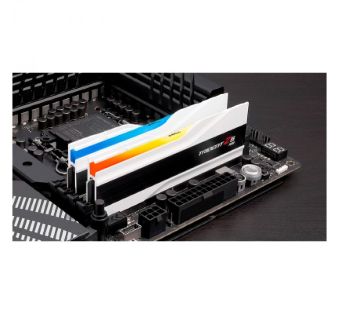 G.Skill Модуль пам'яті для комп'ютера DDR5 32GB (2x16GB) 7200 MHz Trident Z5 RGB Matte White G.Skill (F5-7200J3445G16GX2-TZ5RW)