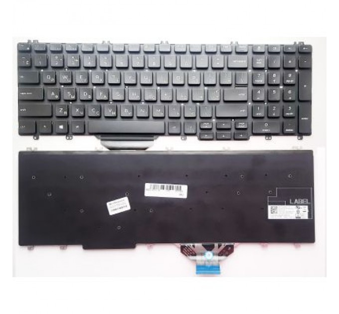 Dell Клавіатура ноутбука Dell Latitude 5500/5501,Precision 3501/3540/3541 черн UA (A46188)
