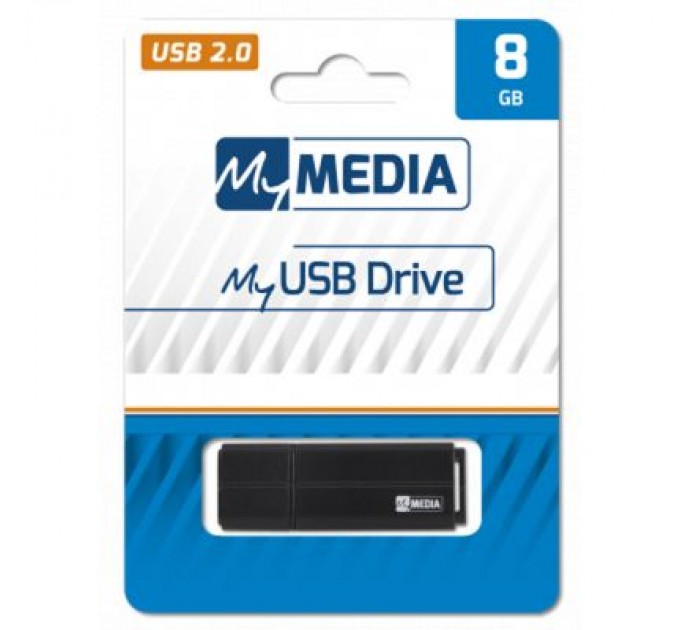 Verbatim USB флеш накопичувач Verbatim 8GB MyMedia Black USB 2.0 (69260)