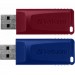 Verbatim USB флеш накопичувач Verbatim 2x32GB Store'n'Go Slider Red/Blue USB 2.0 (49327)