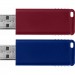 Verbatim USB флеш накопичувач Verbatim 2x32GB Store'n'Go Slider Red/Blue USB 2.0 (49327)